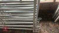 7 X 4' GALVANISED SHEEP HURDLES - 4