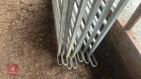 7 X 4' GALVANISED SHEEP HURDLES - 6