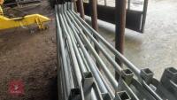 7 X 4' GALVANISED SHEEP HURDLES - 7