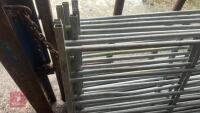 7 X 4' GALVANISED SHEEP HURDLES - 10