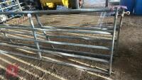 15' GALVANISED YARD GATE - 2