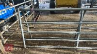 15' GALVANISED YARD GATE - 6
