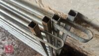 4 X 6' GALVANISED SHEEP HURDLES - 4
