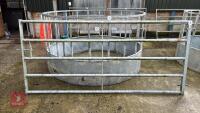 9' GALVANISED YARD GATE - 6
