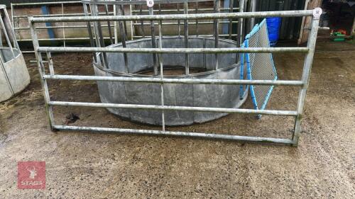 9' GALVANISED YARD GATE