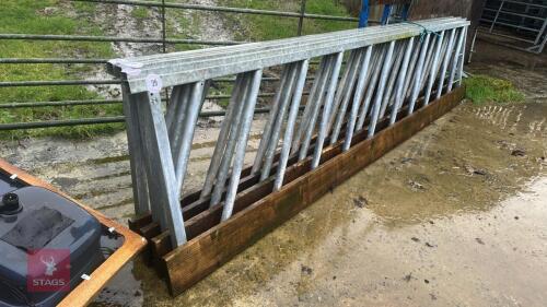 14' 6'' GALVANISED FEED BARRIER