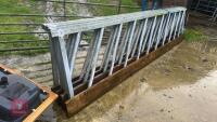 14' 6'' GALVANISED FEED BARRIER