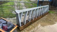 14' 6'' GALVANISED FEED BARRIER - 15