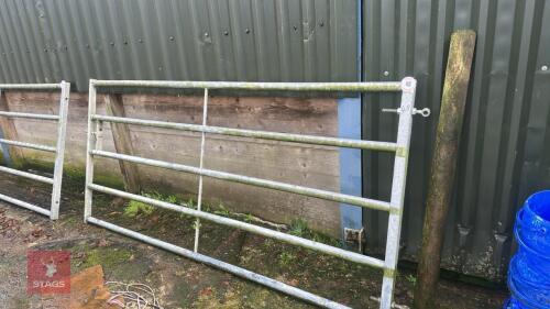 9' GALVANISED YARD GATE