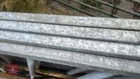 14' 6'' GALVANISED FEED BARRIER - 12