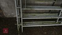 4 IAE GALVANISED CATTLE HURDLES - 4
