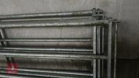 4 IAE GALVANISED CATTLE HURDLES - 7