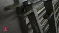 4 IAE GALVANISED CATTLE HURDLES - 14