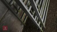 4 IAE GALVANISED CATTLE HURDLES - 15