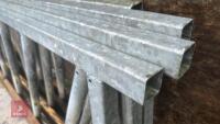 14' 6'' GALVANISED FEED BARRIER - 8