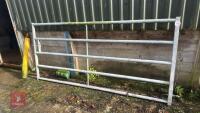 9' GALVANISED YARD GATE