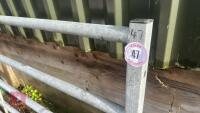 9' GALVANISED YARD GATE - 2