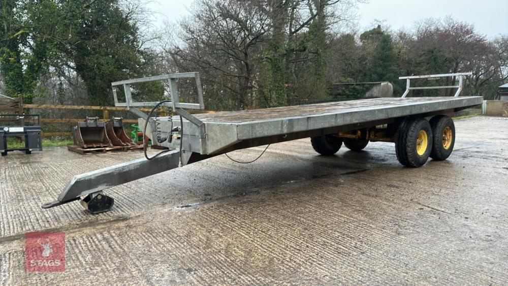 21' TWIN AXLE GALVANISED BALE TRAILER