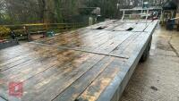 21' TWIN AXLE GALVANISED BALE TRAILER - 24