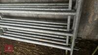 4 IAE GALVANISED CATTLE HURDLES - 7