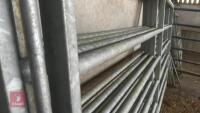 4 IAE GALVANISED CATTLE HURDLES - 15