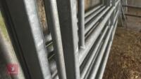 4 IAE GALVANISED CATTLE HURDLES - 16