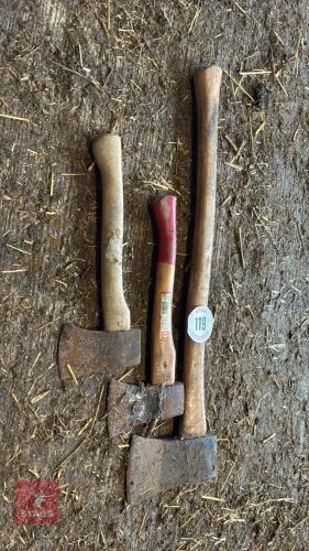 2 HATCHETS & AXE