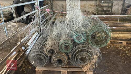MIXED ROLLS OF USED STOCK WIRE