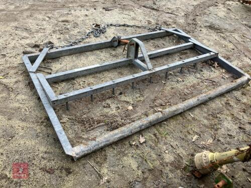 6' 8'' GALVANIED ARENA LEVELER
