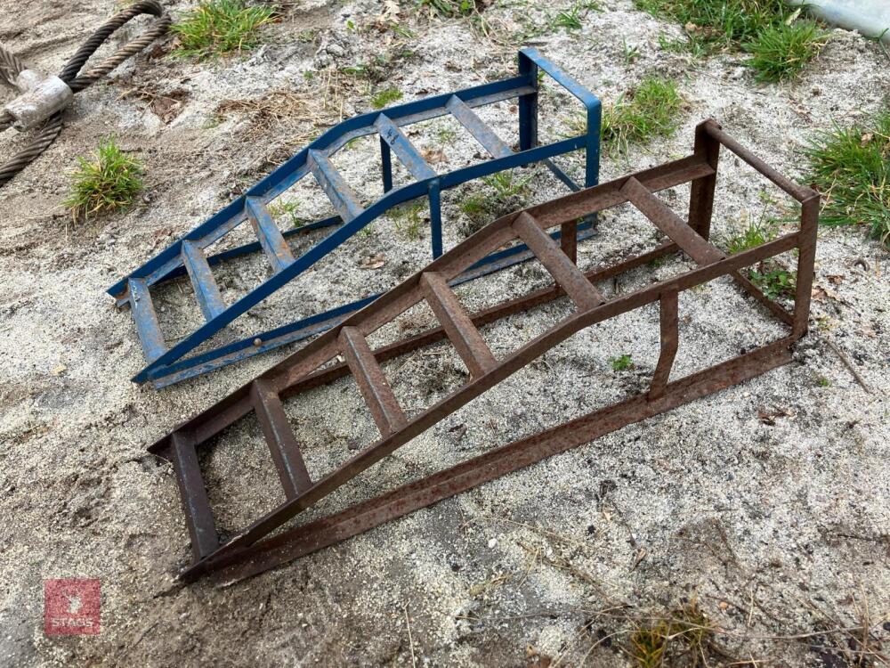PAIR OF CAR RAMPS