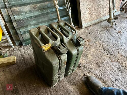 2 JERRY CANS