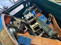 BOX OF RATCHETS AND STRAPS - 4