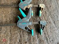 7 WOLFCRAFT SQUEEZE CLAMPS - 2