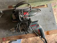 BOSCH DRILL AND METABO ANGLE GRINDER - 4