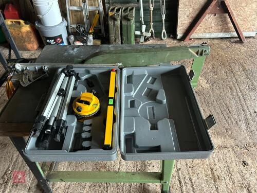LASER LEVEL, STAND AND CASE