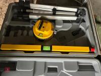 LASER LEVEL, STAND AND CASE - 7