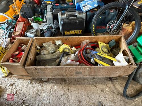 LARGE BOX OF MACHINERY SPARES