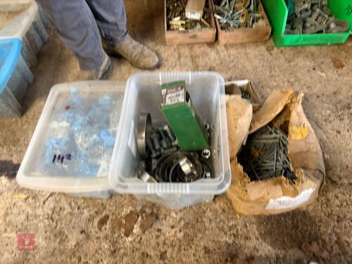 LARGE QTY OF NAILS, NUTS, BOLTS, ETC