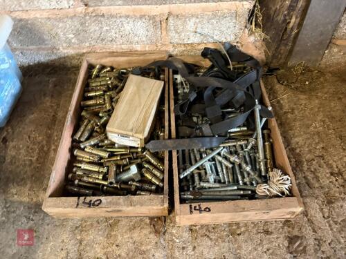 2 TRAYS OF MIXED EXPANSION BOLTS
