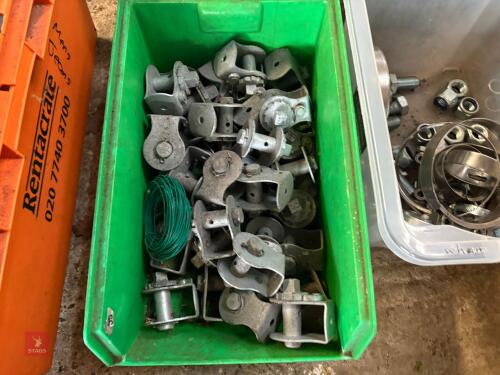 BOX OF GALVANISED WIRE TENSIONERS