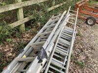 7 MIXED AL LADDERS - 7