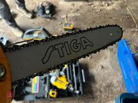 STIGA BATTERY CHAINSAW AND LEAF BLOWER - 12