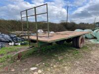 18'X 8'3'' SINGLE AXLE BALE TRAILER