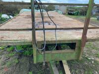 18'X 8'3'' SINGLE AXLE BALE TRAILER - 14