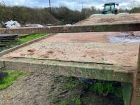 18'X 8'3'' SINGLE AXLE BALE TRAILER - 15