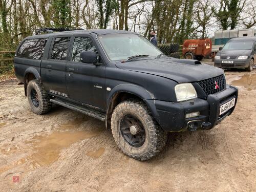 2004 MITSUBISHI L200 4WD PICK UP TRUCK