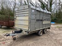 2009 HUDSON 12' LIVESTOCK TRAILER - 2