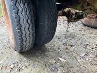 15' SINGLE AXLE BALE TRAILER - 19