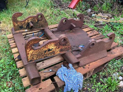 JCB TOOL CARRIER BRACKETS