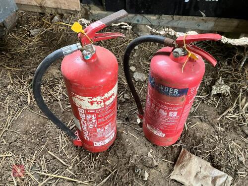 2 FIRE EXTINGUISHERS (28)
